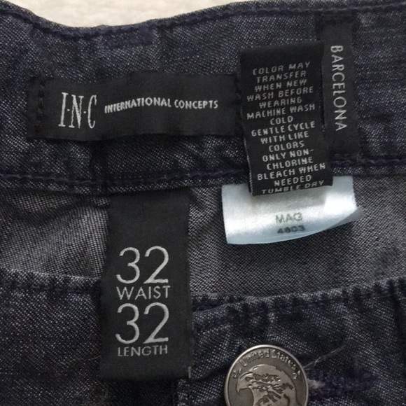 I.N.C.🆕NWT* WOMENS RELAX FIT DARK WASH JEANS - Picture 5 of 9